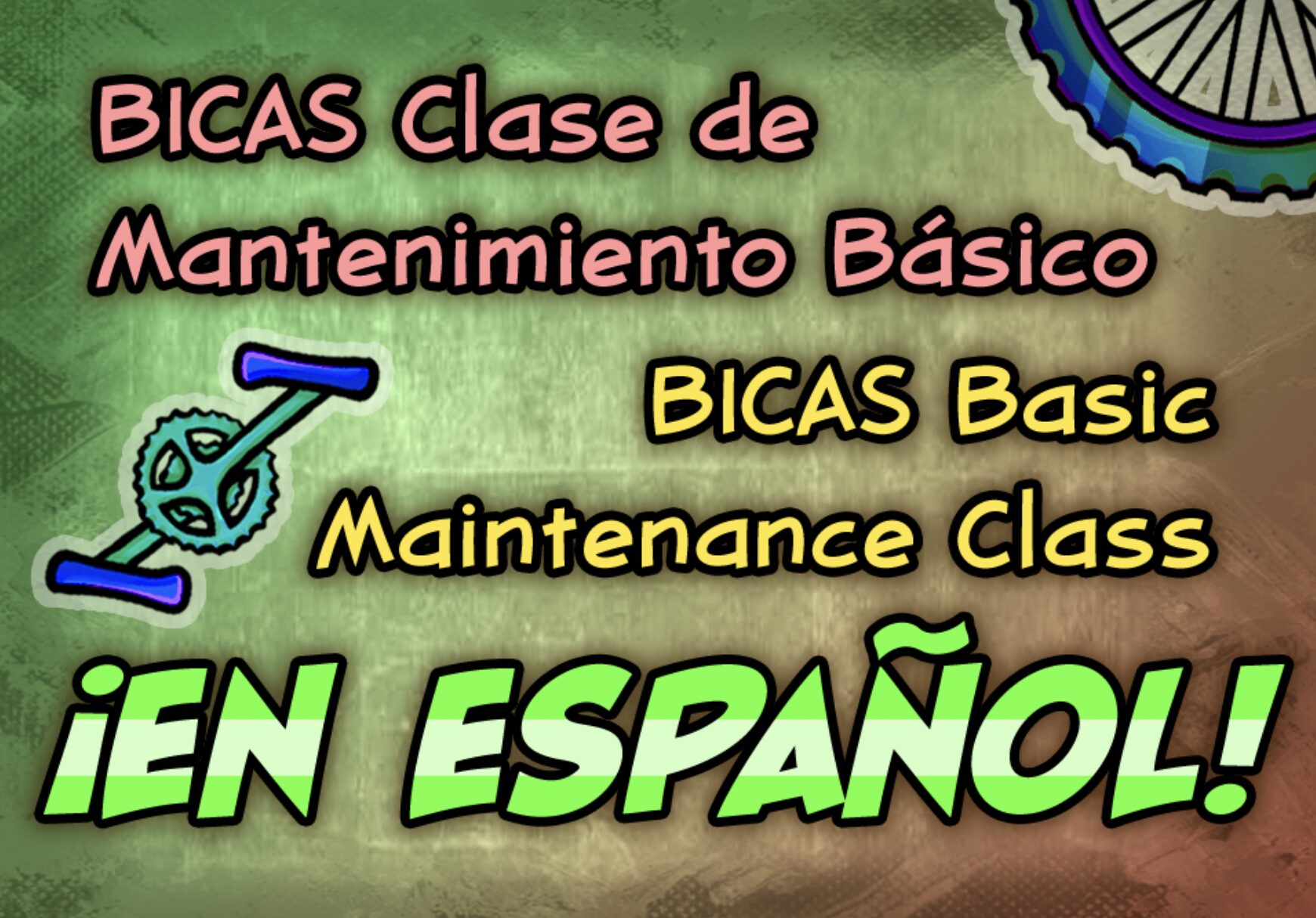 BICAS Clase de Mantenimiento Básico Bicas Basic Maintenance Class ¡en español!